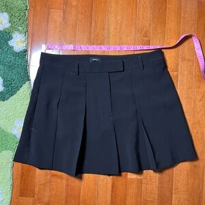 Express Black Pleated Skirt 14 NWOT